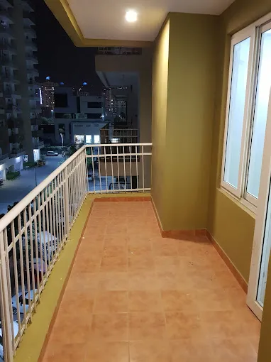 Poolside gathering area